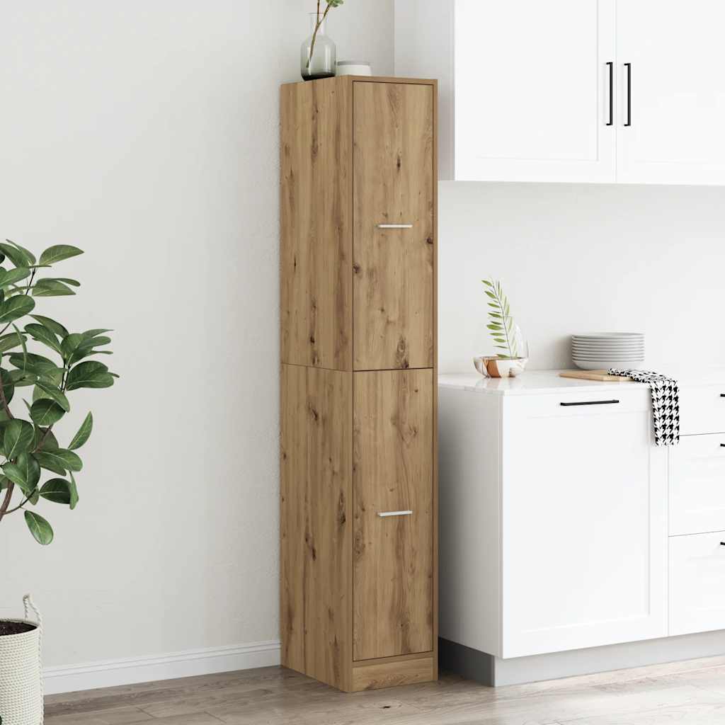 Armoire d'apothicaire chêne artisanal bois d'ingénierie - XIOS