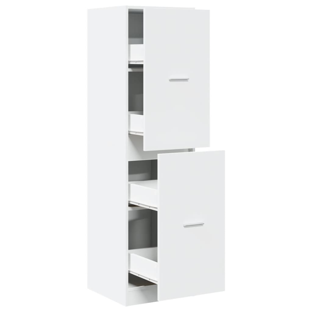 Armoire d'apothicaire blanc 40x41x144,5 cm bois d'ingénierie - XIOS