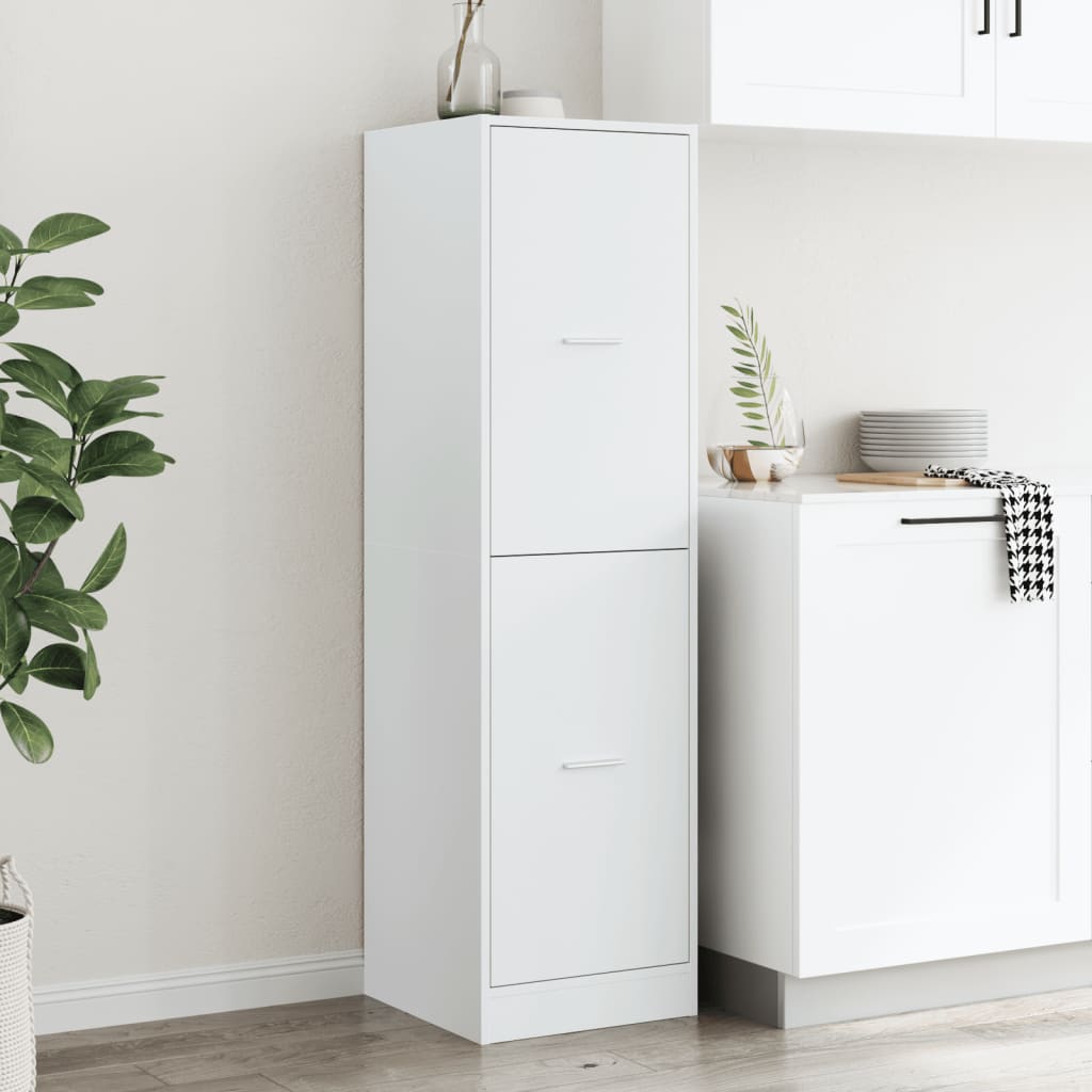 Armoire d'apothicaire blanc 40x41x144,5 cm bois d'ingénierie - XIOS