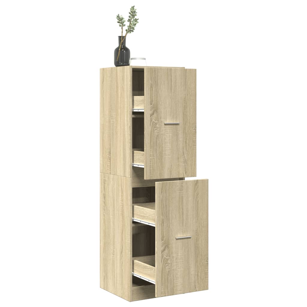 Armoire d'apothicaire chêne sonoma bois d'ingénierie - XIOS