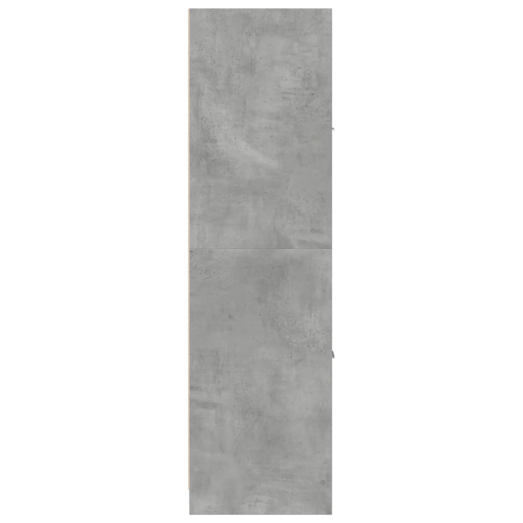 Armoire d'apothicaire gris béton 40x41x144,5 cm bois ingénierie - XIOS