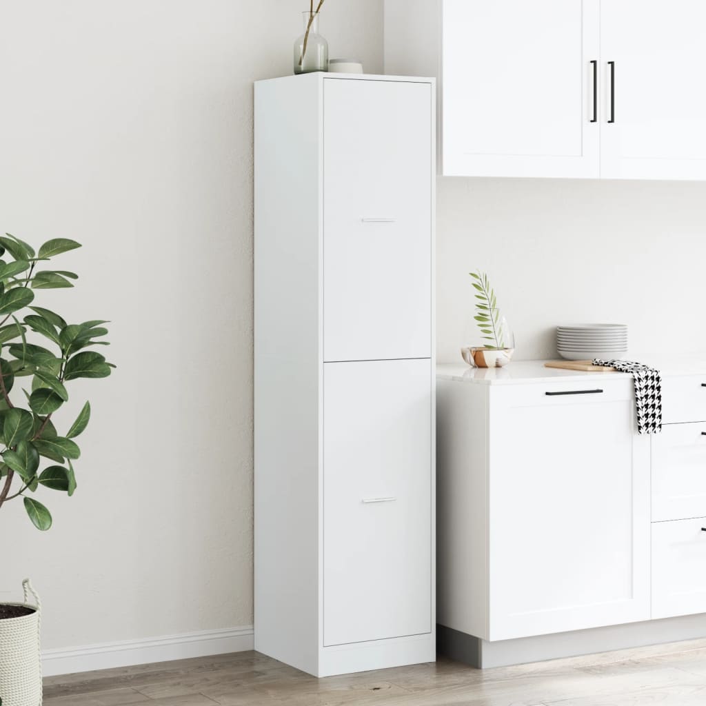 Armoire d'apothicaire blanc 40x41x174,5 cm bois d'ingénierie - XIOS