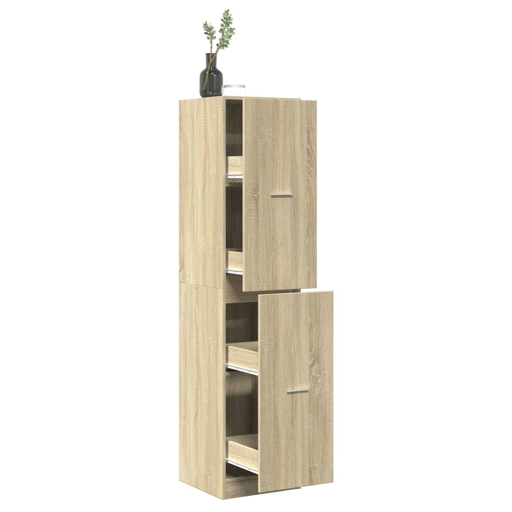 Armoire d'apothicaire chêne sonoma bois d'ingénierie - XIOS