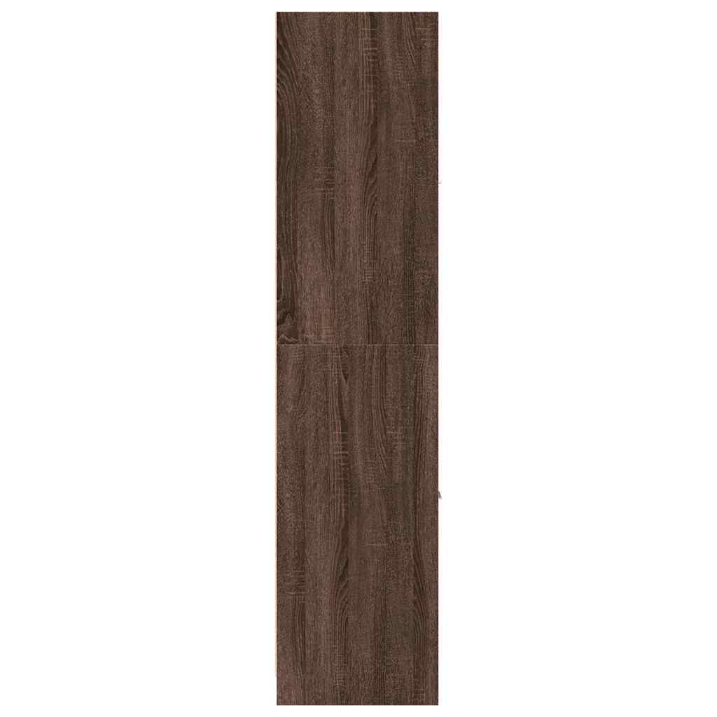 Armoire apothicaire chêne marron 40x41x174,5 cm bois ingénierie - XIOS