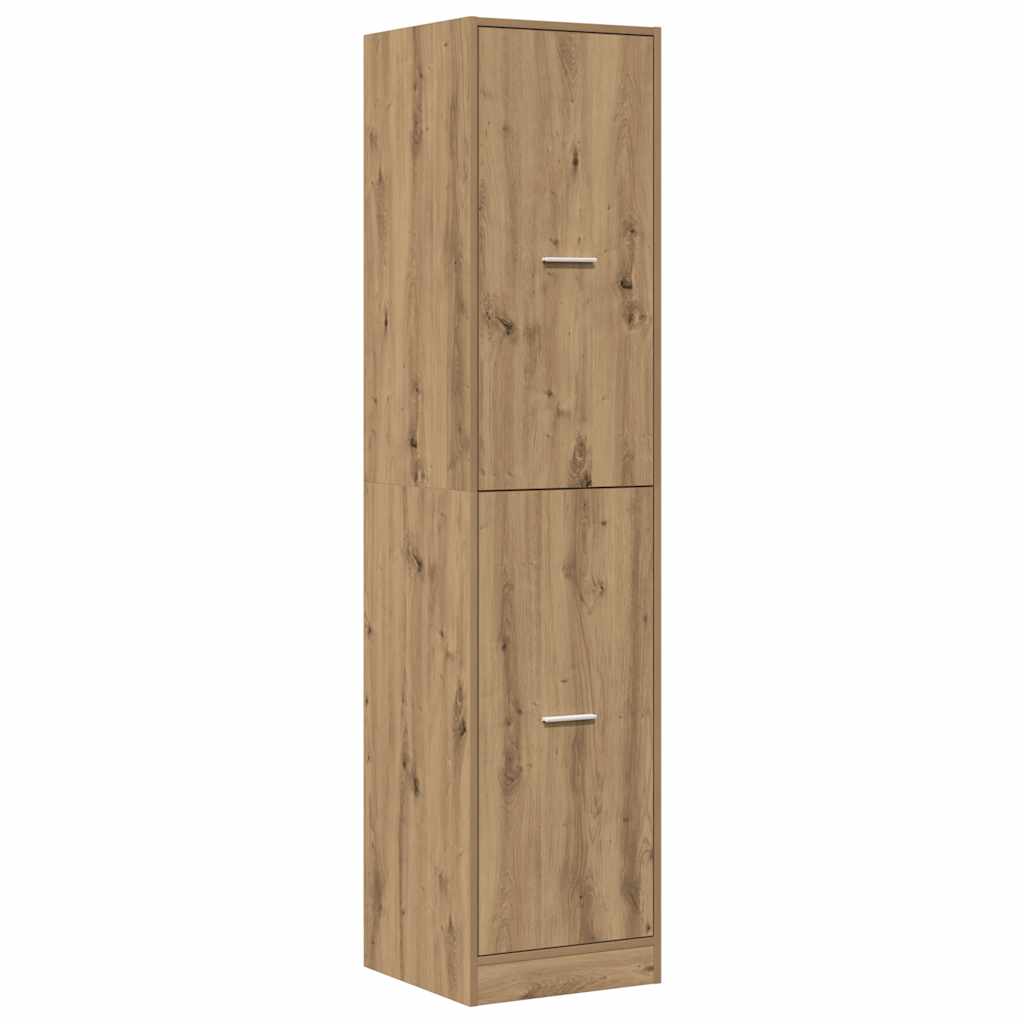 Armoire d'apothicaire chêne artisanal bois d'ingénierie - XIOS