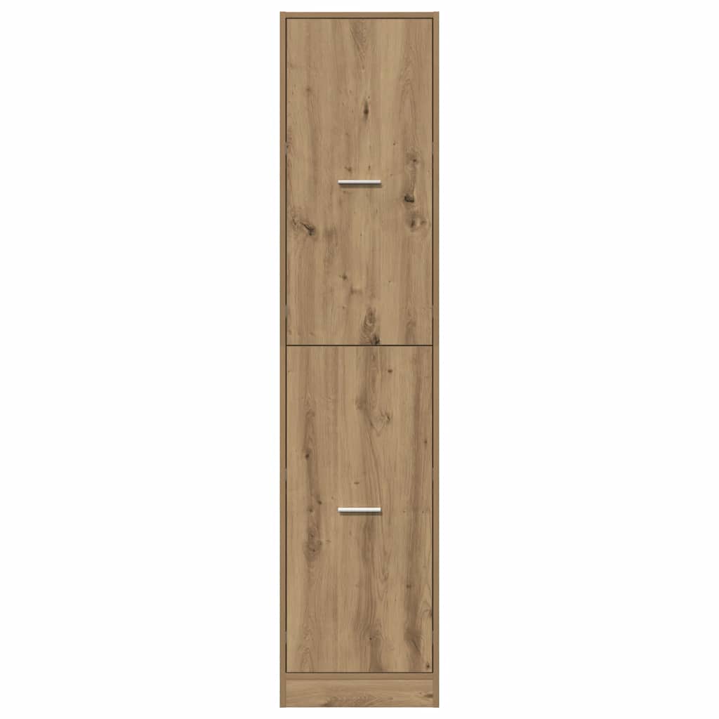 Armoire d'apothicaire chêne artisanal bois d'ingénierie - XIOS