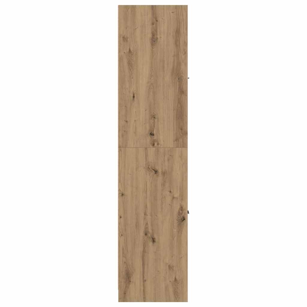 Armoire d'apothicaire chêne artisanal bois d'ingénierie - XIOS