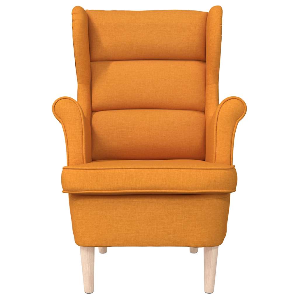 Fauteuil jaune foncé 74x84x100 cm tissu - XIOS