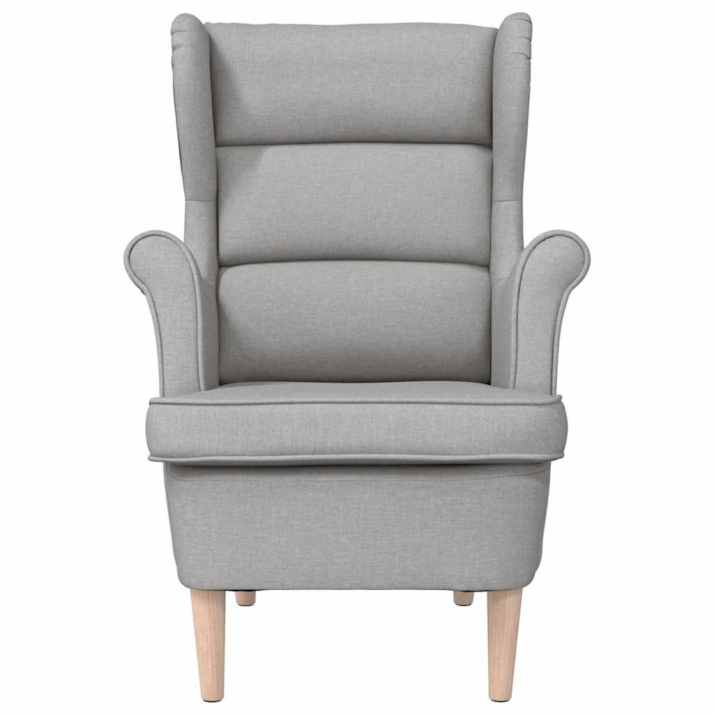 Fauteuil gris nuage 74x84x100 cm tissu - XIOS