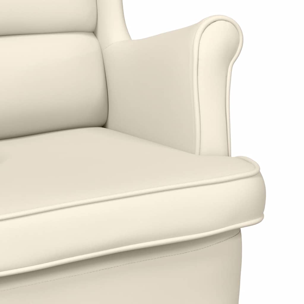 Fauteuil blanc 74x84x100 cm lin - XIOS