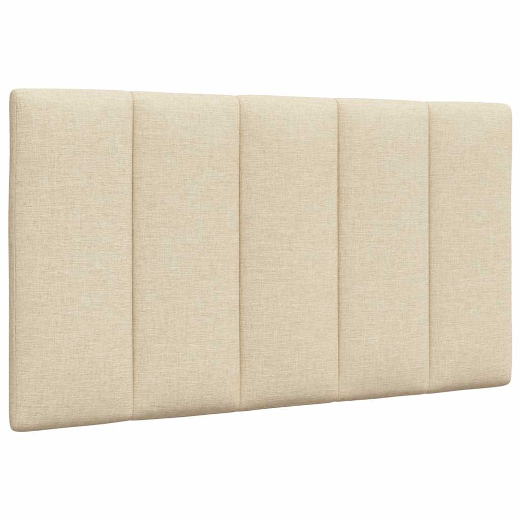 Coussin de tête de lit crème 90 cm tissu - XIOS