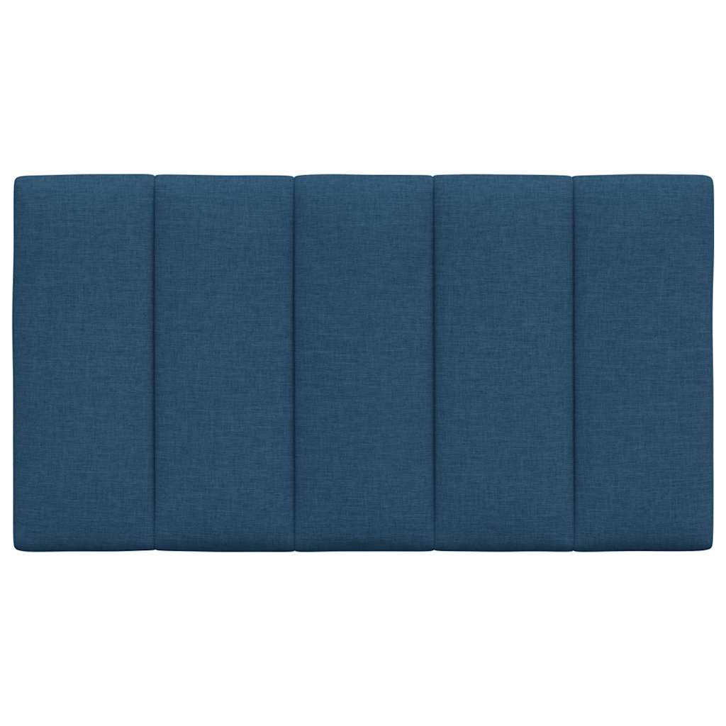 Coussin de tête de lit bleu 90 cm tissu - XIOS