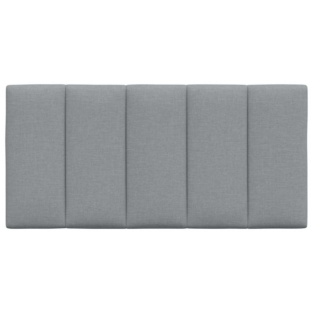 Coussin de tête de lit Hanko gris clair 100 cm tissu - XIOS