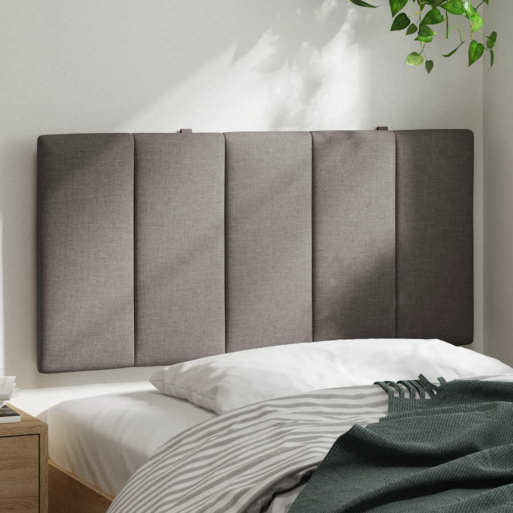 Coussin de tête de lit Hanko taupe 100 cm tissu - XIOS