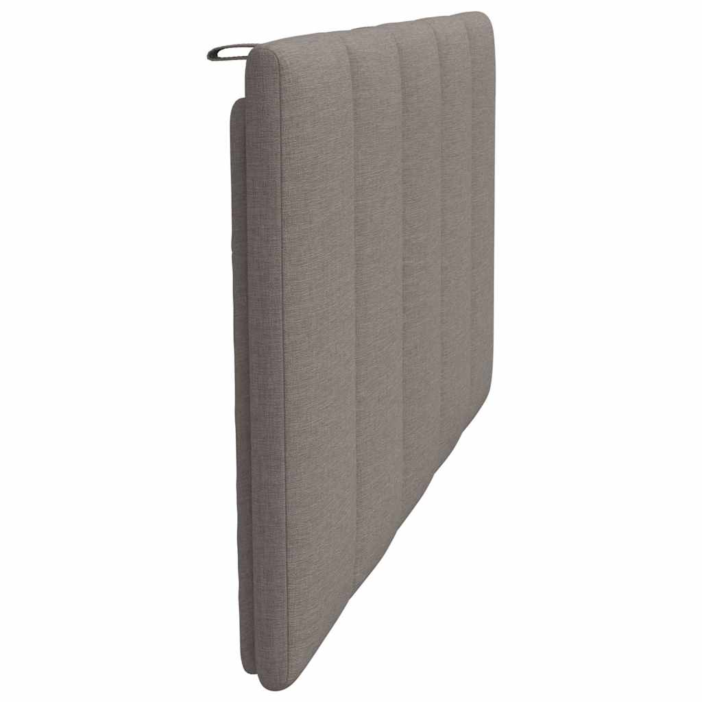 Coussin de tête de lit Hanko taupe 100 cm tissu - XIOS