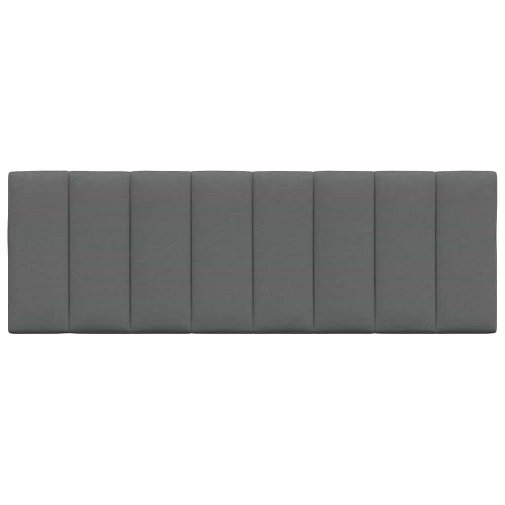 Coussin de tête de lit Hanko gris foncé 140 cm tissu - XIOS