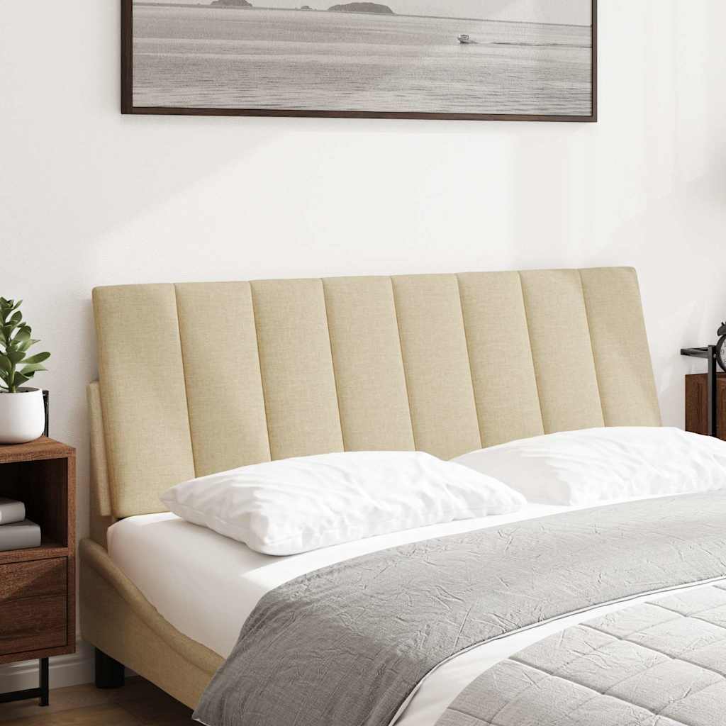 Coussin de tête de lit Hanko crème 140 cm tissu - XIOS