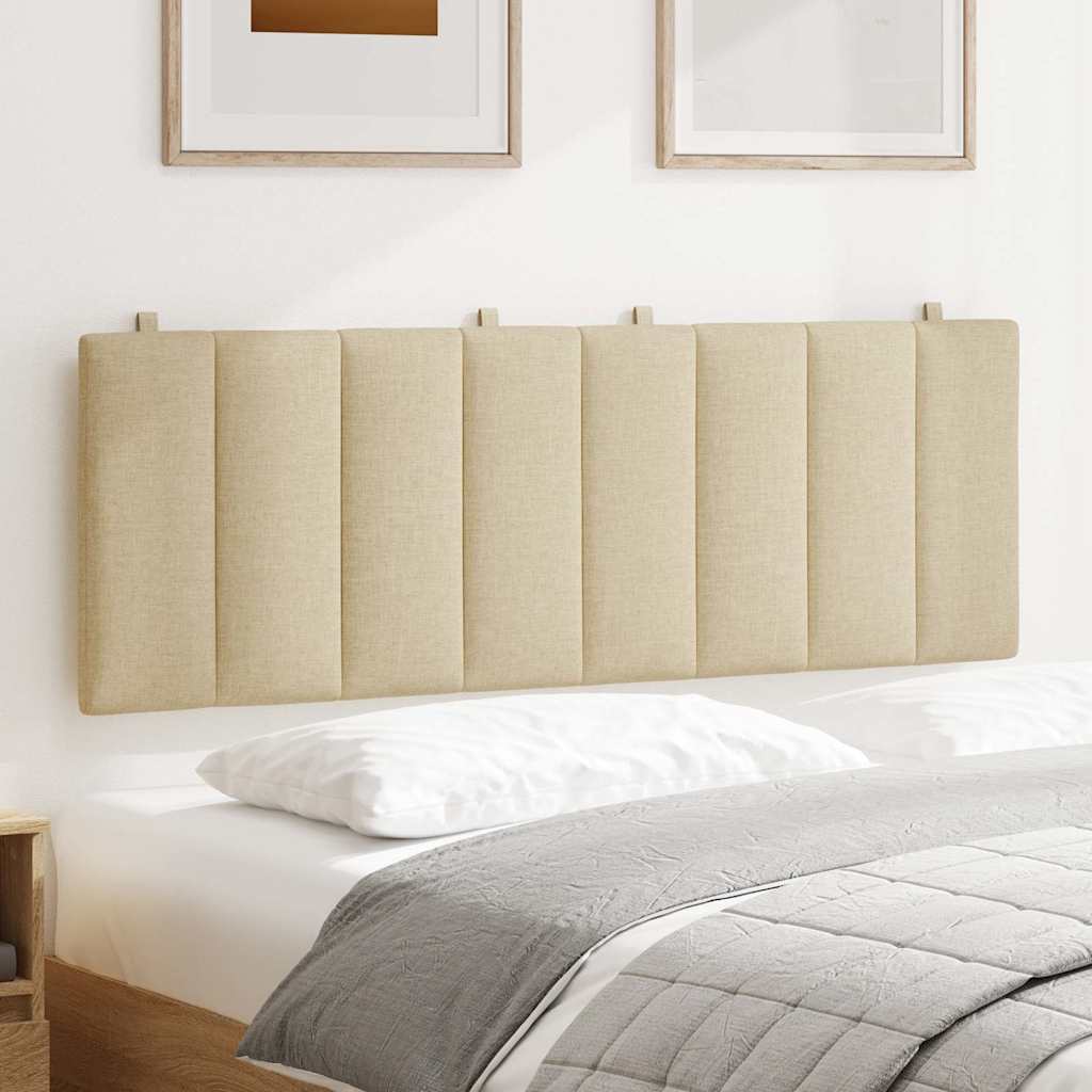 Coussin de tête de lit Hanko crème 140 cm tissu - XIOS