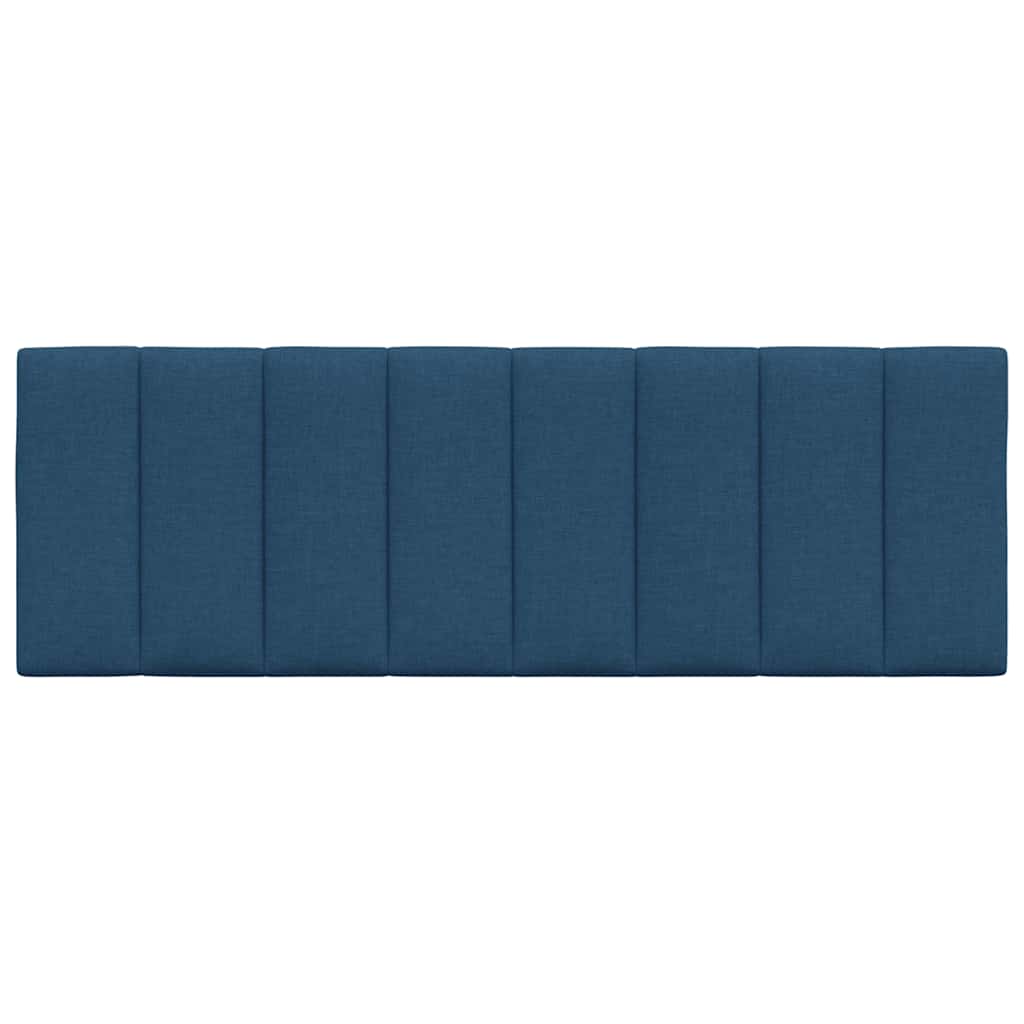 Coussin de tête de lit Hanko bleu 140 cm tissu - XIOS