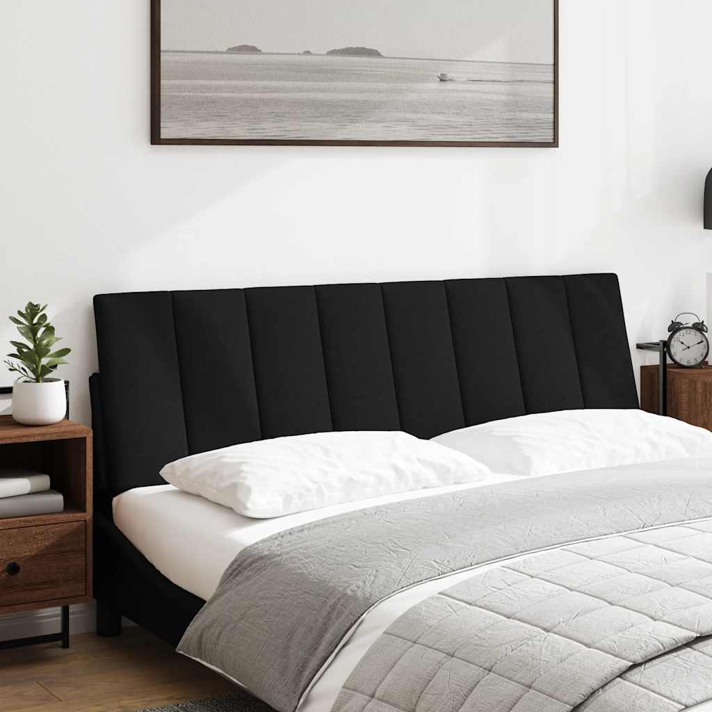 Coussin de tête de lit Hanko noir 160 cm tissu - XIOS