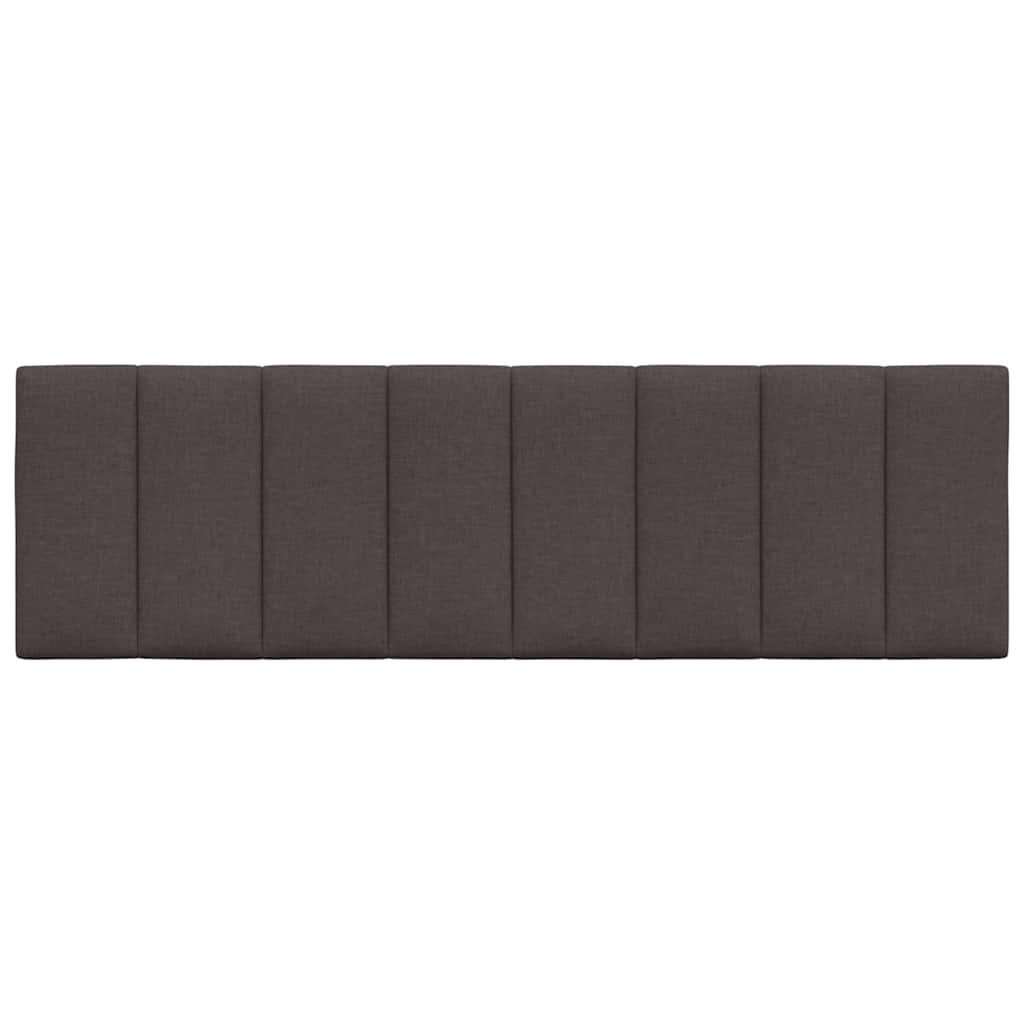 Coussin de tête de lit marron foncé 160 cm tissu - XIOS