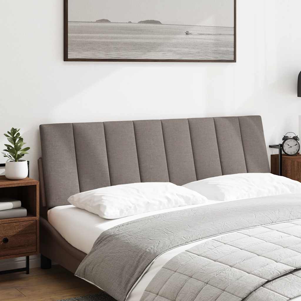 Coussin de tête de lit Hanko taupe 160 cm tissu - XIOS