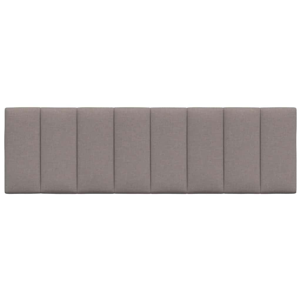 Coussin de tête de lit taupe 160 cm tissu - XIOS