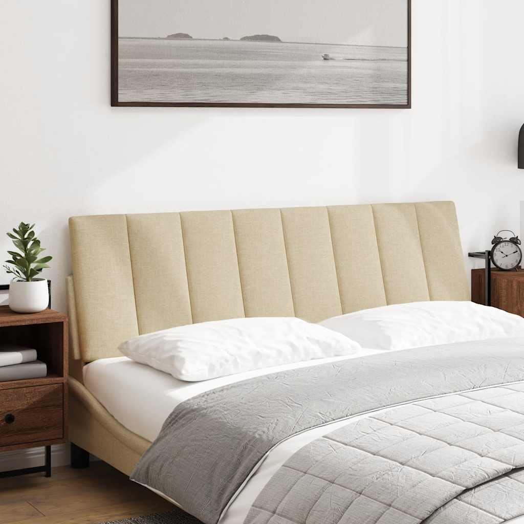 Coussin de tête de lit Hanko crème 160 cm tissu - XIOS