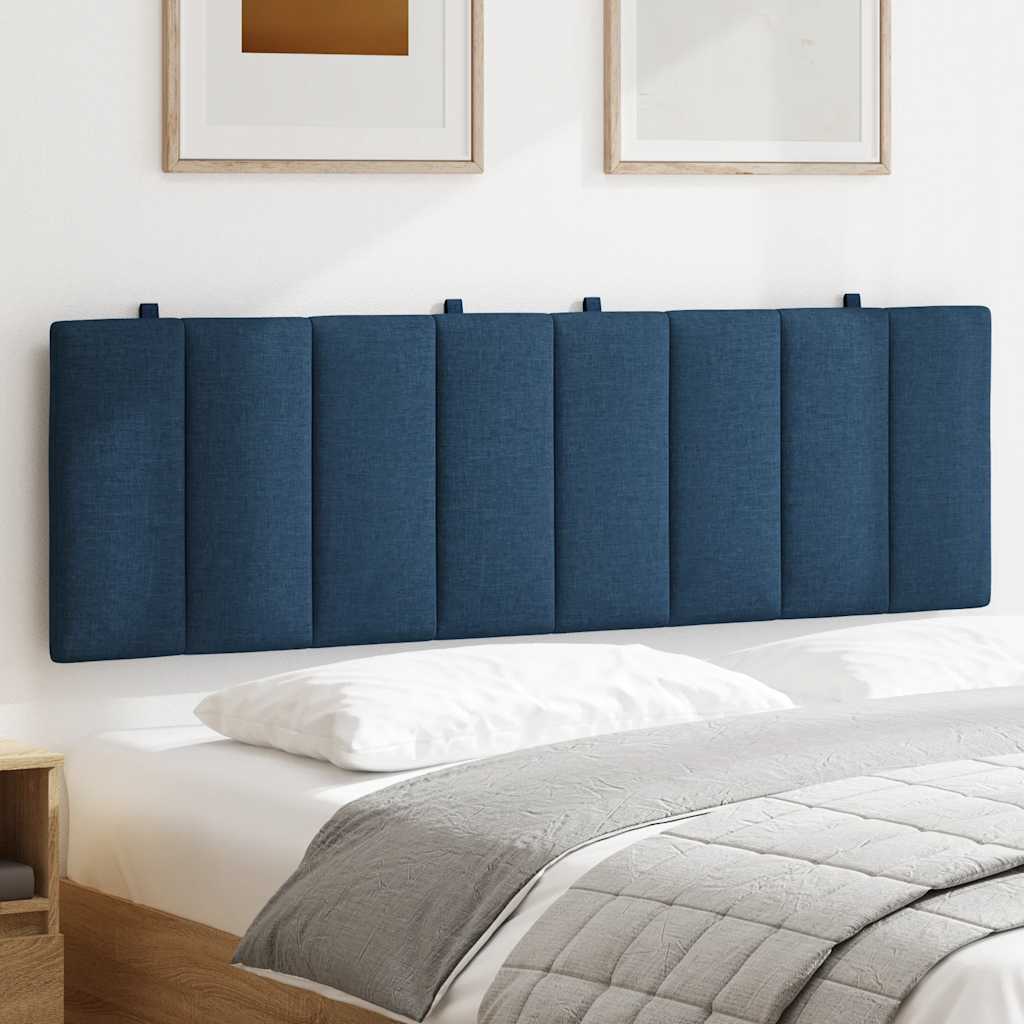 Coussin de tête de lit Hanko bleu 160 cm tissu - XIOS