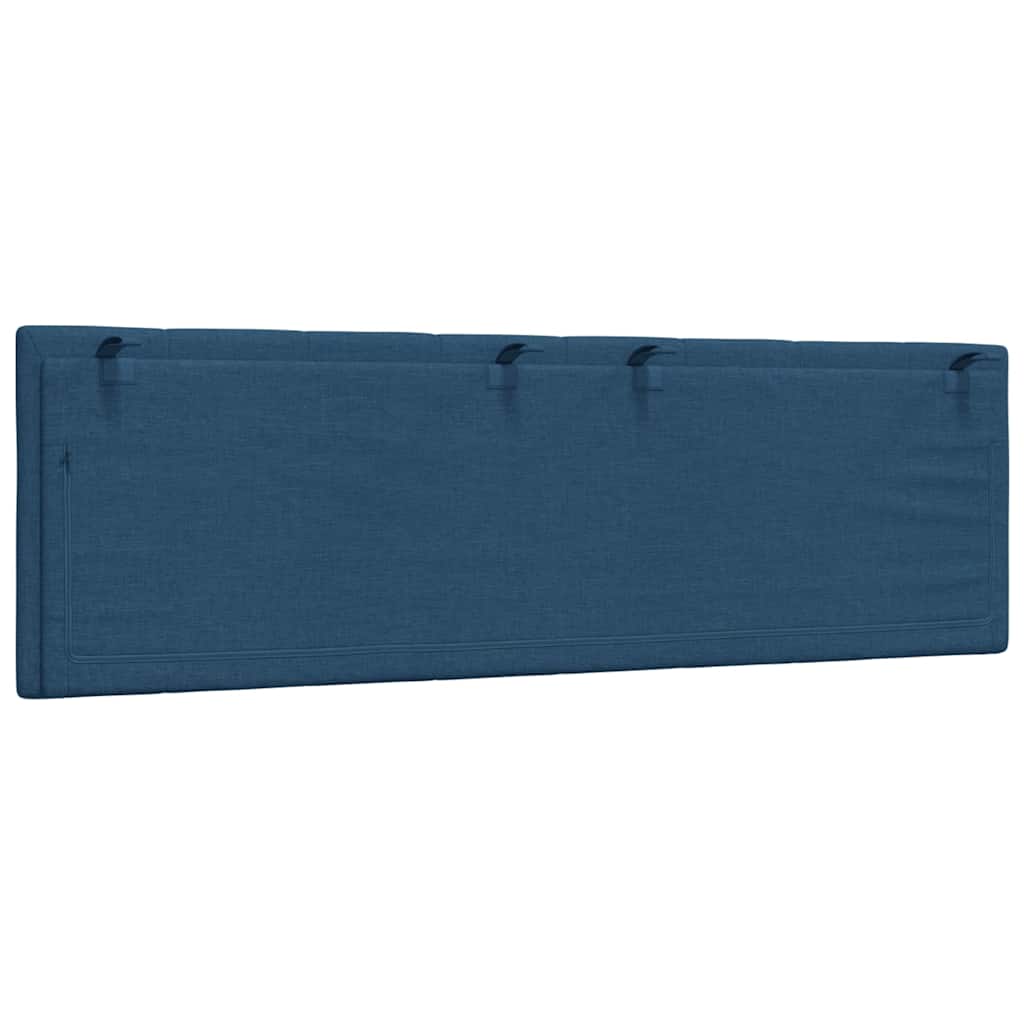 Coussin de tête de lit Hanko bleu 160 cm tissu - XIOS