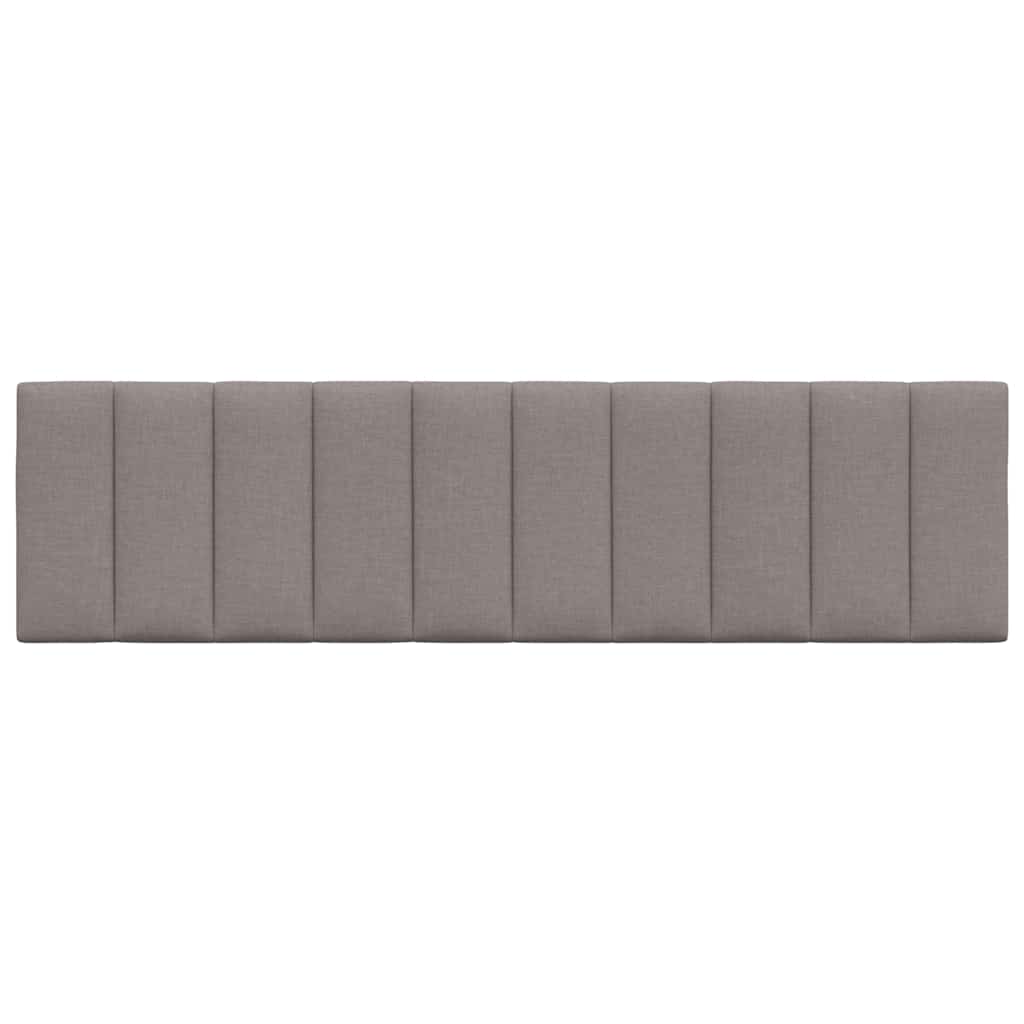 Coussin de tête de lit taupe 180 cm tissu - XIOS