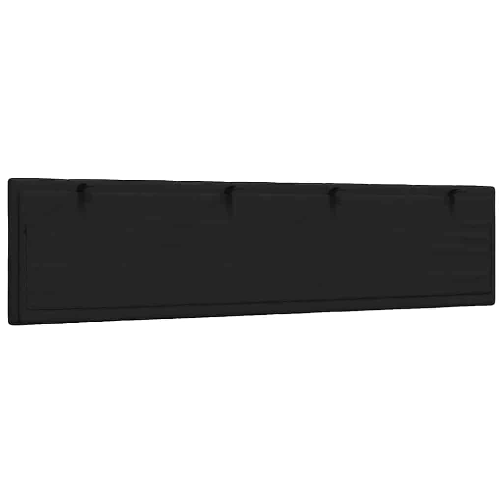 Coussin de tête de lit Hanko noir 200 cm tissu - XIOS