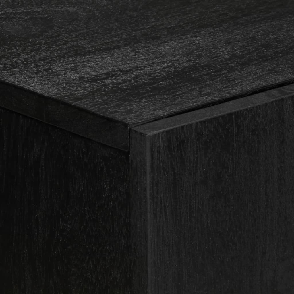 Buffets 3 pcs noir bois d'ingénierie - XIOS