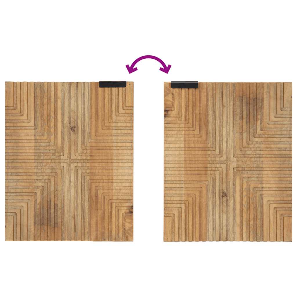 Ensemble de meubles de salle de bain 4 pcs marron