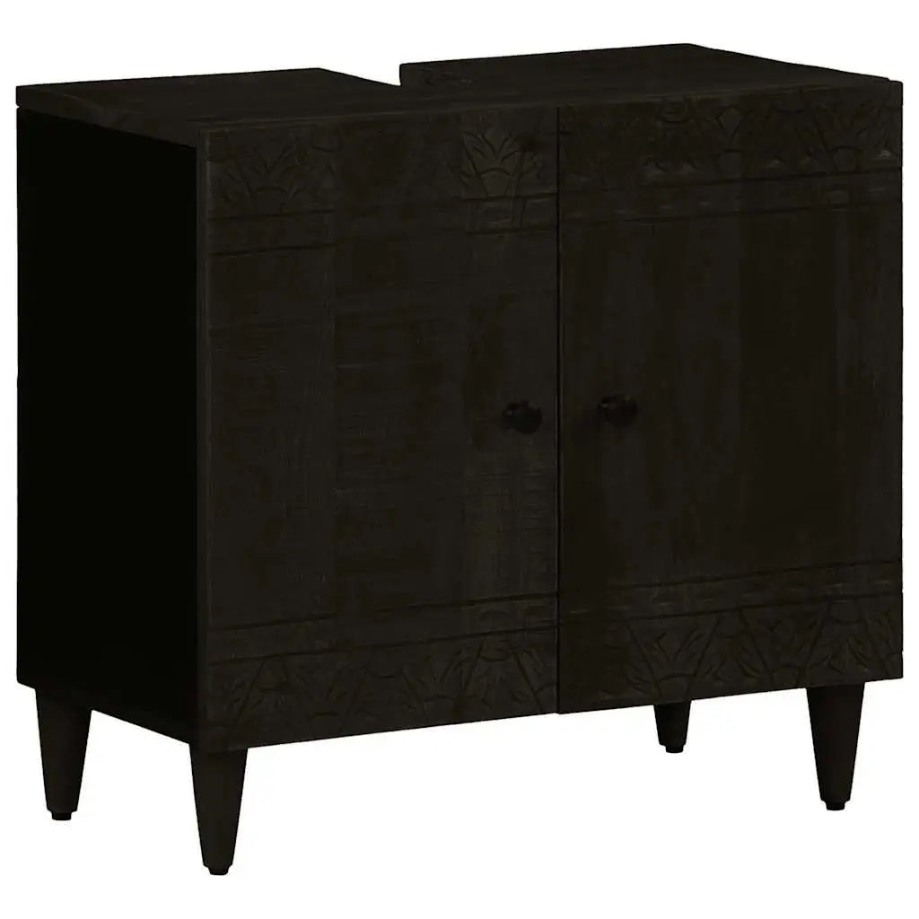 Ensemble de meubles de salle de bain 3 pcs bois manguier massif - XIOS