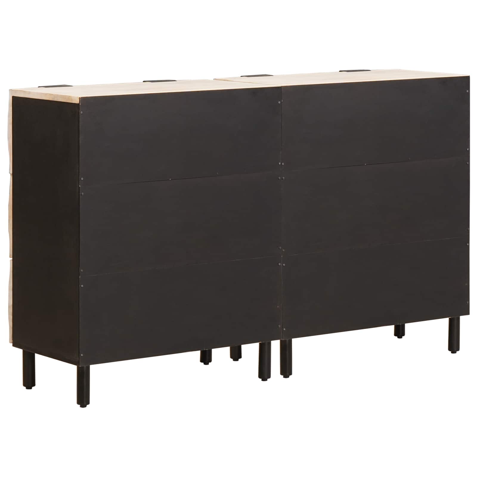 Buffet Finition Lavage Blanc Bois de mangue massif - XIOS