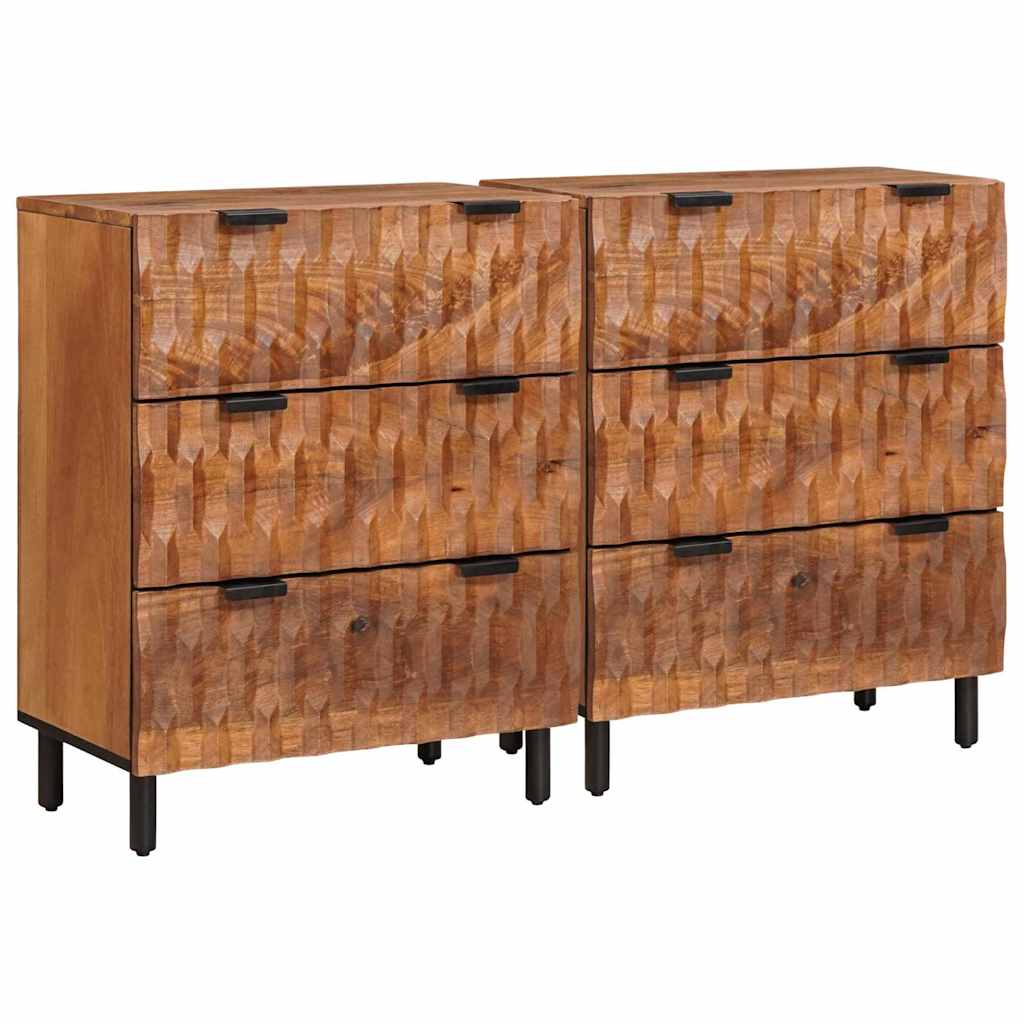 Buffet Finition Acacia Brun Bois de mangue massif - XIOS