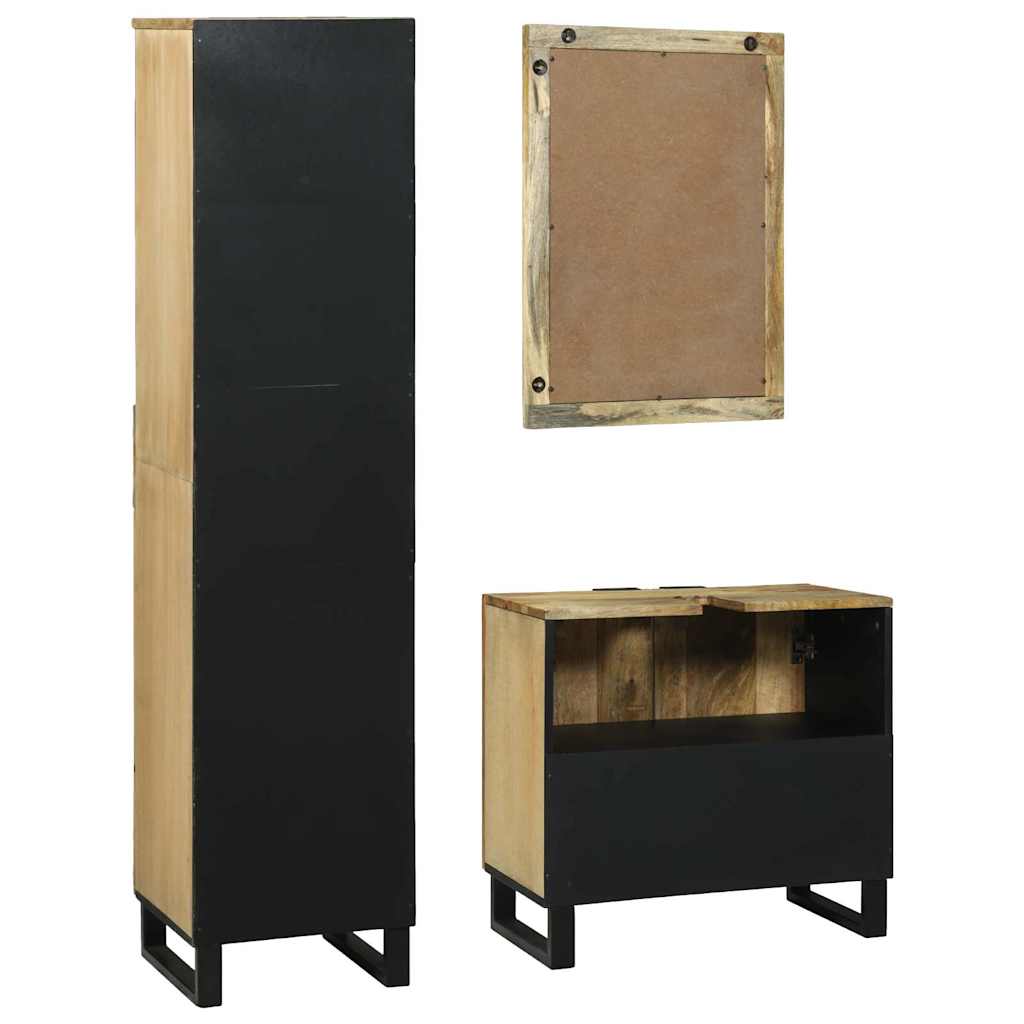 Ensemble de mobilier de salle de bain 3 pc Naturel