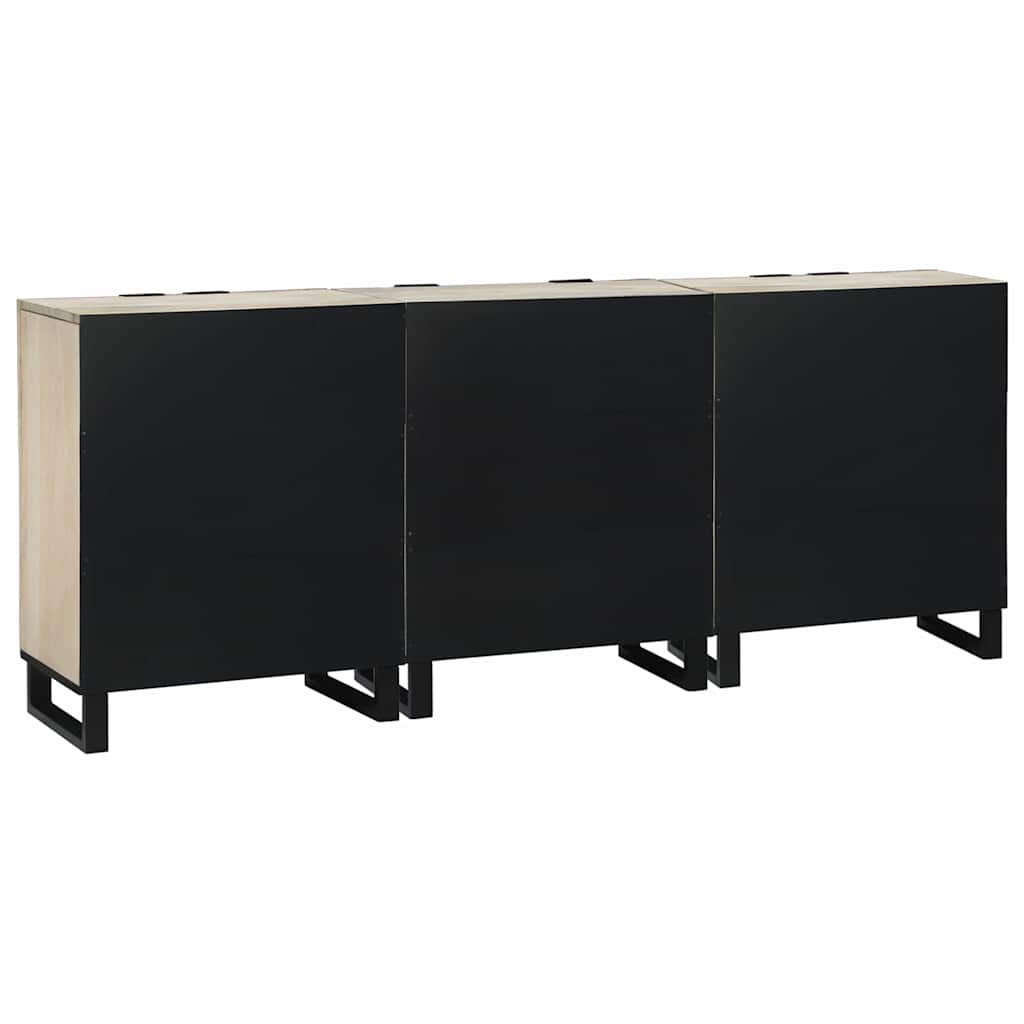 Ensemble de buffet 3 pc Blanc 180 x 33 x 75 cm