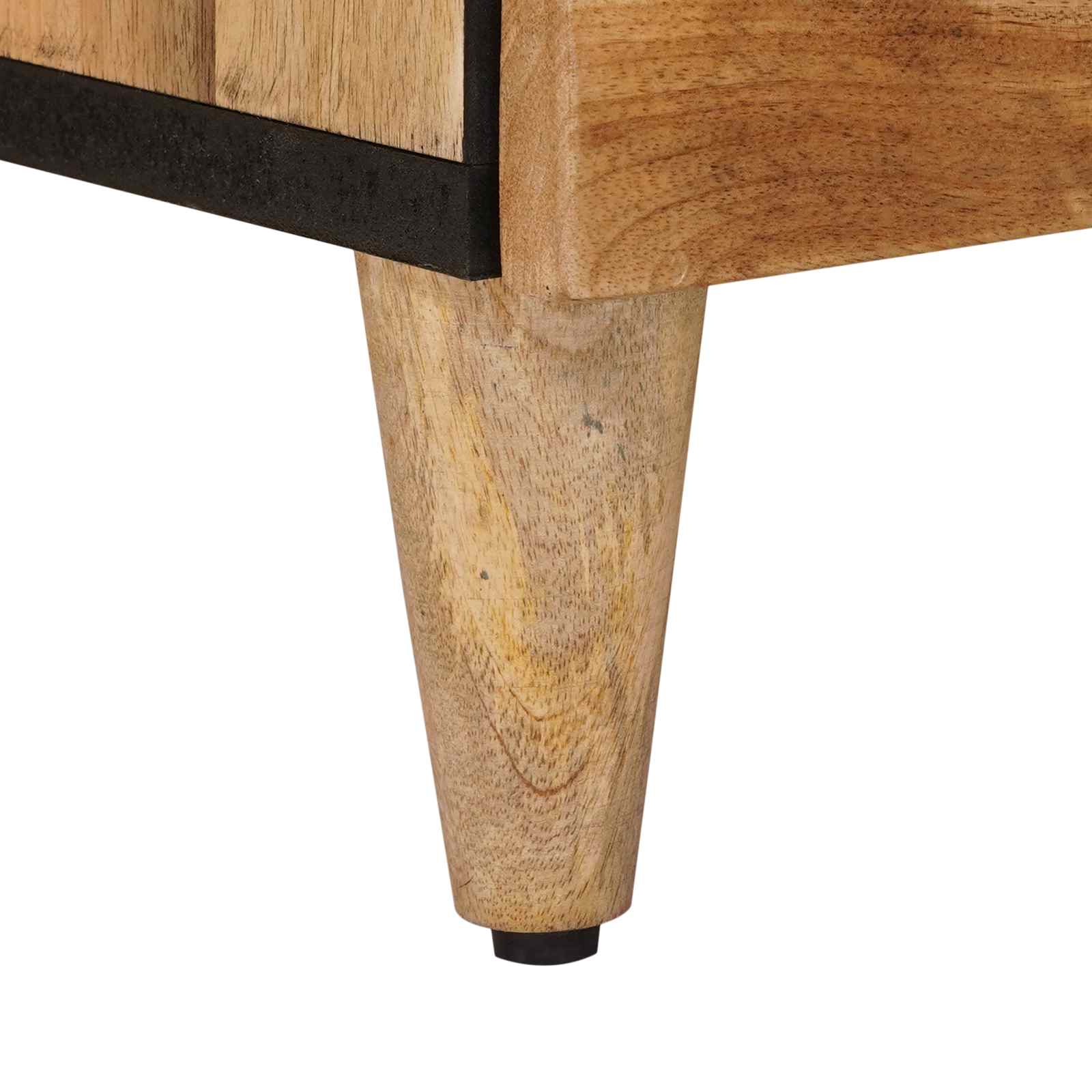 Buffet 3 pcs Naturel 60 x 33,5 x 75 cm Bois de mangue massif - XIOS