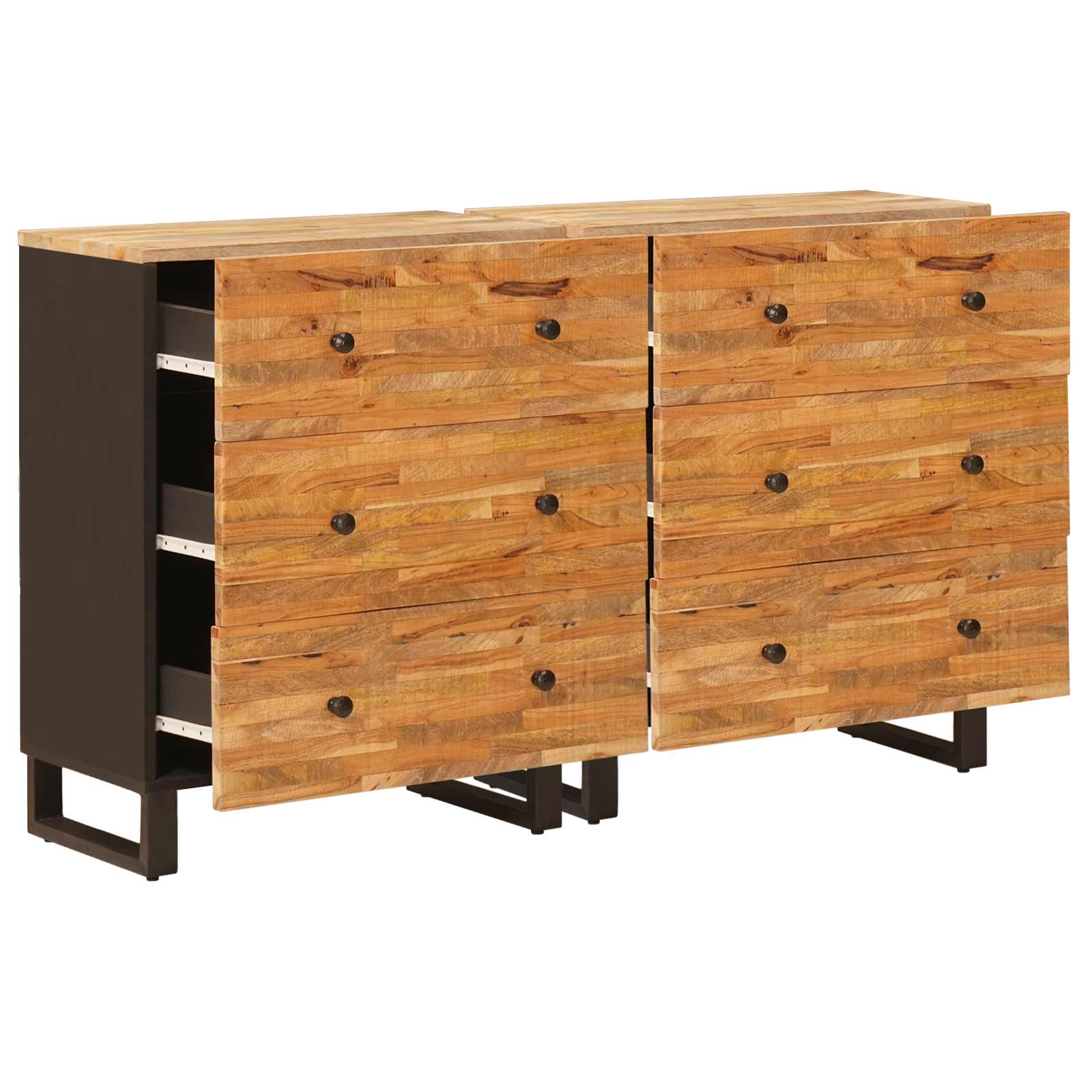 Buffet Marron Bois de mangue massif - XIOS