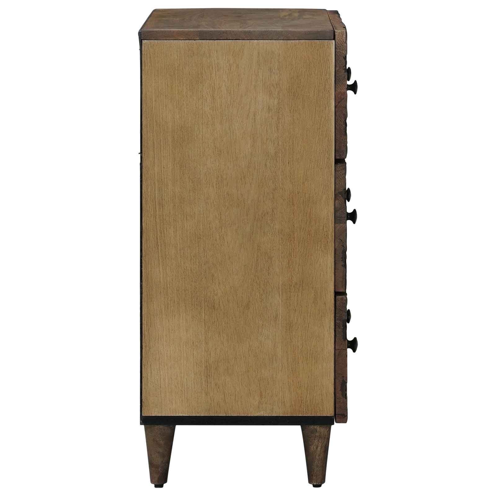 Buffet 2 pcs Marron 60 x 33,5 x 75 cm Bois de mangue massif - XIOS