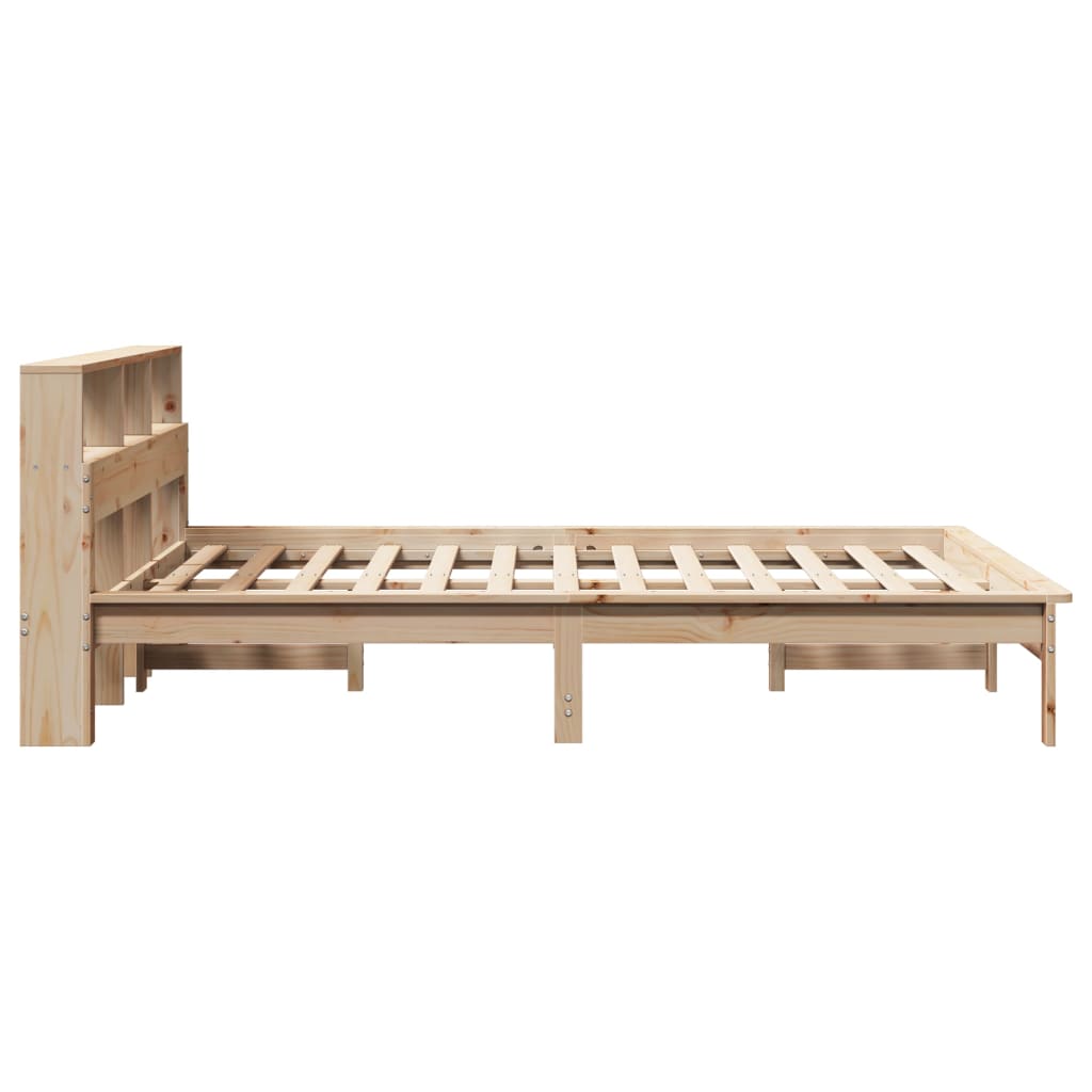 Cadre de lit sans matelas 140x200 cm bois massif de pin - XIOS