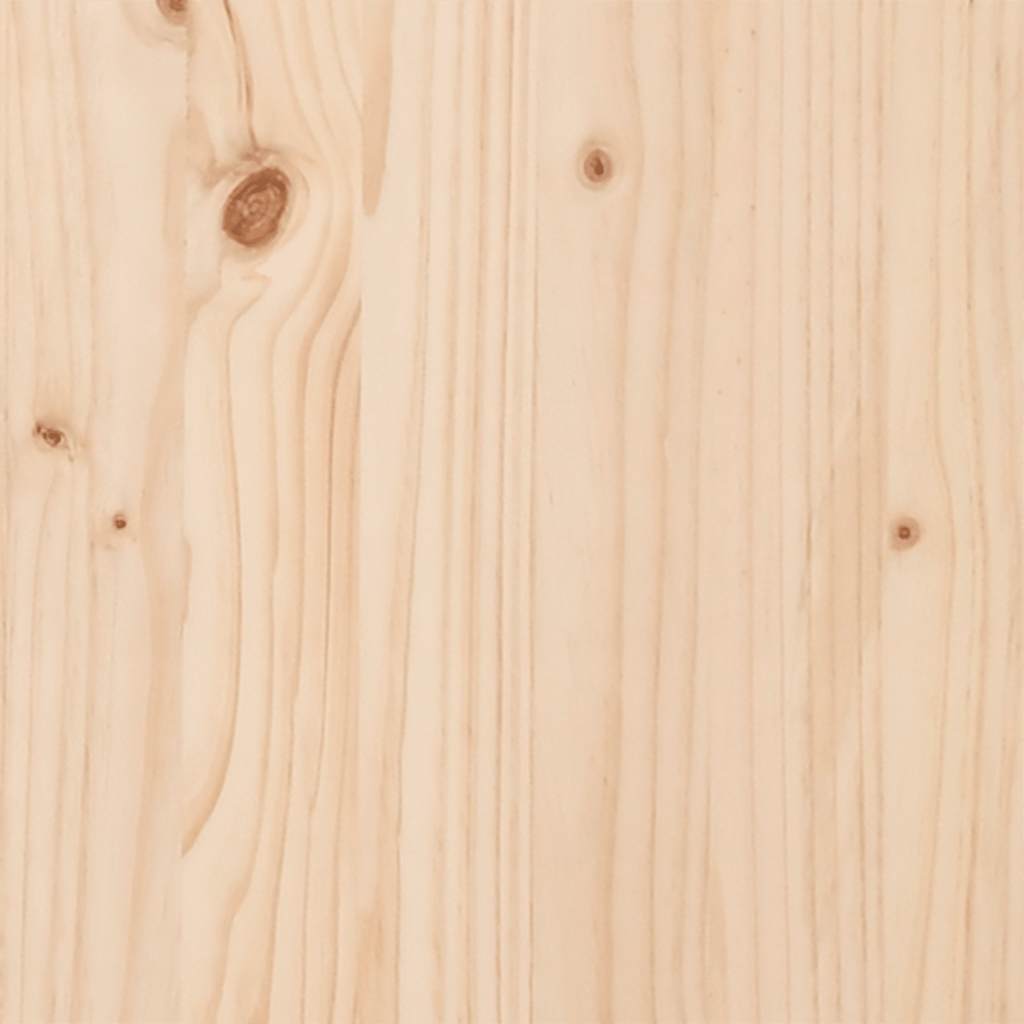 Lit bibliothèque sans matelas 75x190 cm bois de pin massif - XIOS