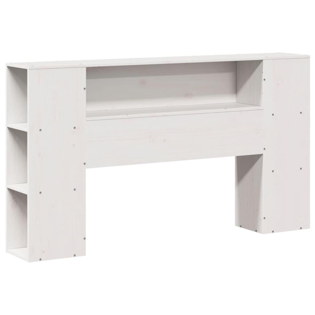 Cadre de lit sans matelas blanc 140x200 cm bois de pin massif - XIOS