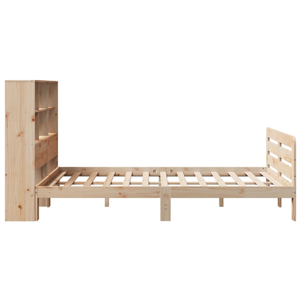 Cadre de lit sans matelas 160x200 cm bois massif de pin - XIOS