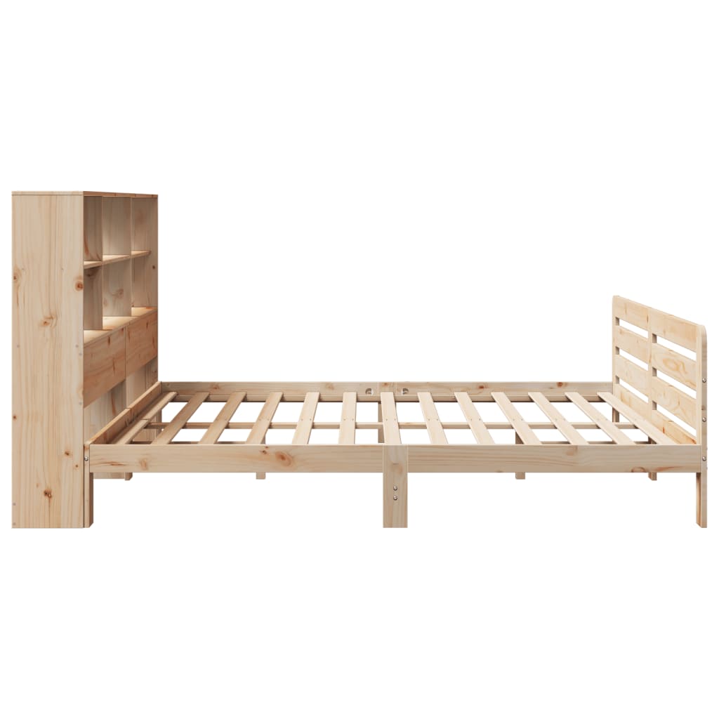 Cadre de lit sans matelas 180x200 cm bois massif de pin - XIOS