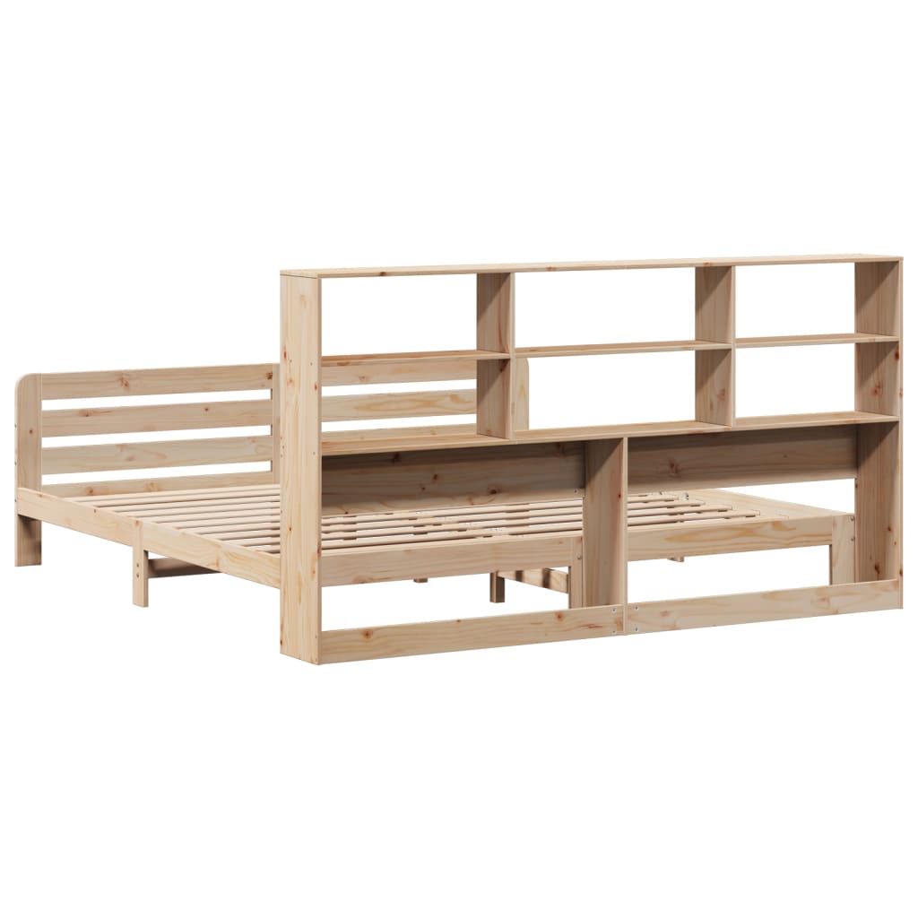 Cadre de lit sans matelas 180x200 cm bois massif de pin - XIOS