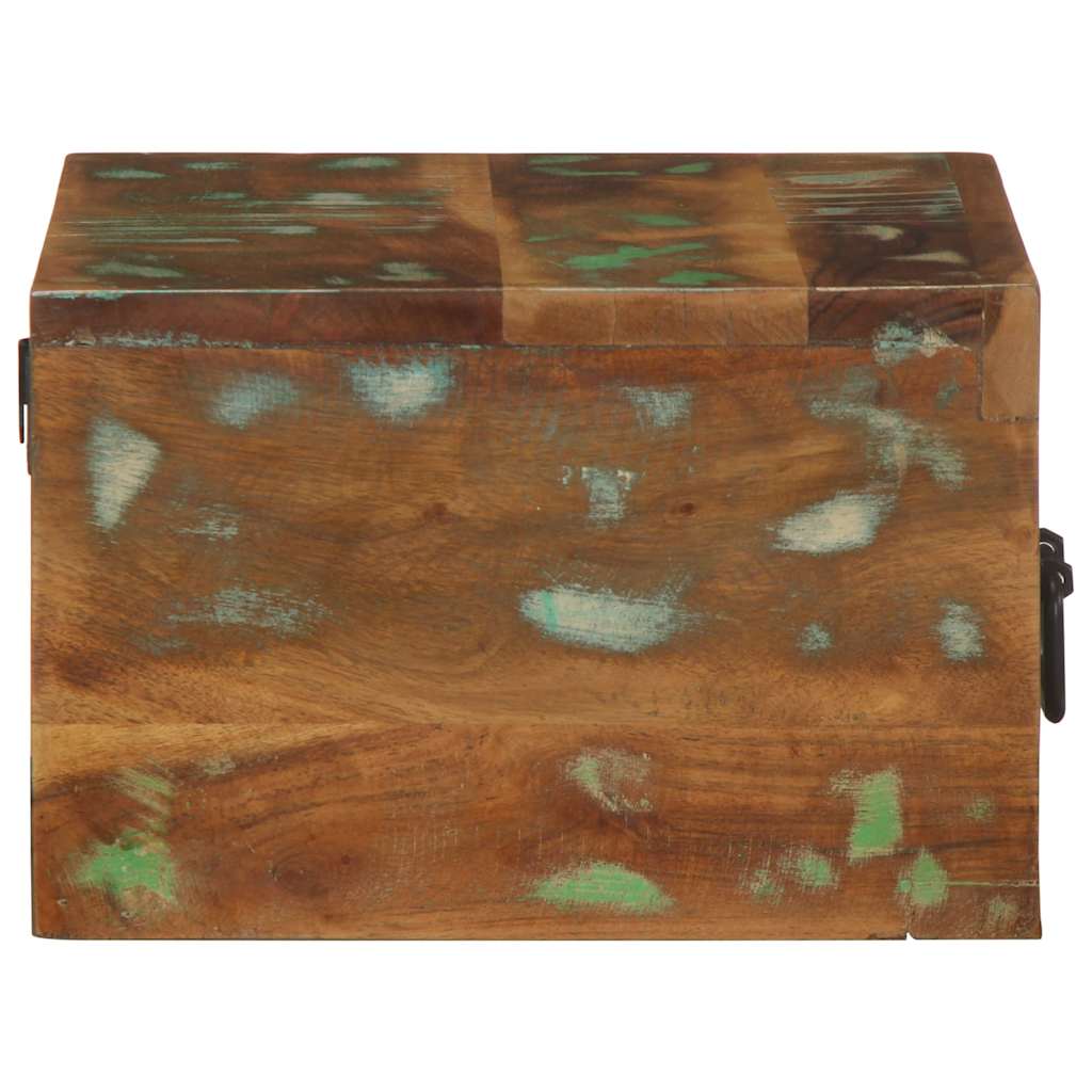 Tables de chevet murales 2 pcs bois massif de récupération - XIOS