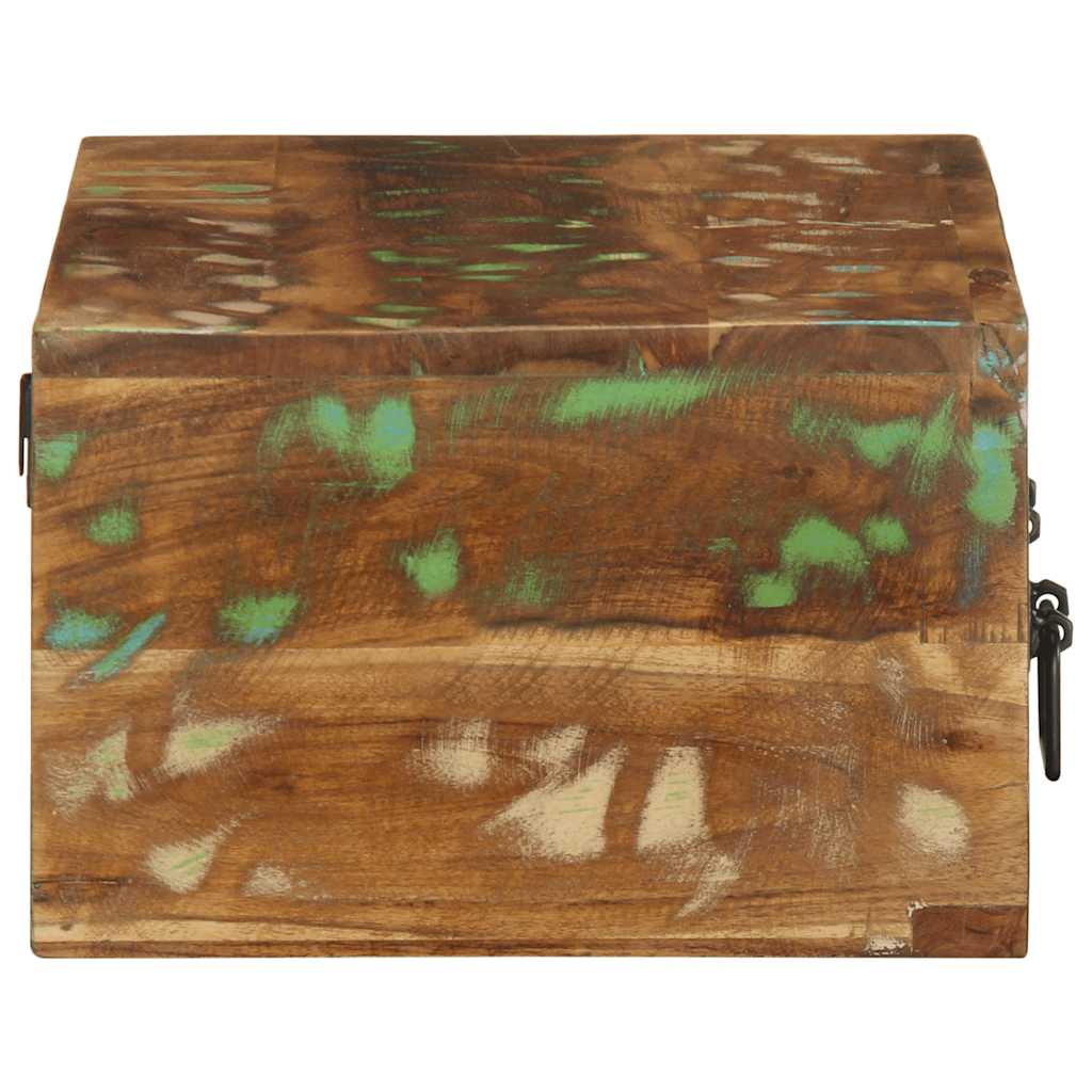 Meuble TV mural 60x30x19 cm bois massif de récupération - XIOS